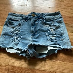 American eagle jean shorts
